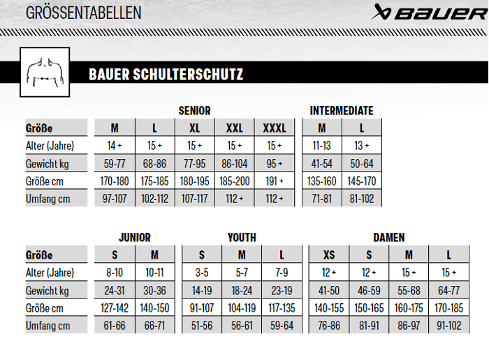 Schulterschutz Bauer Supreme M5 PRO SR 