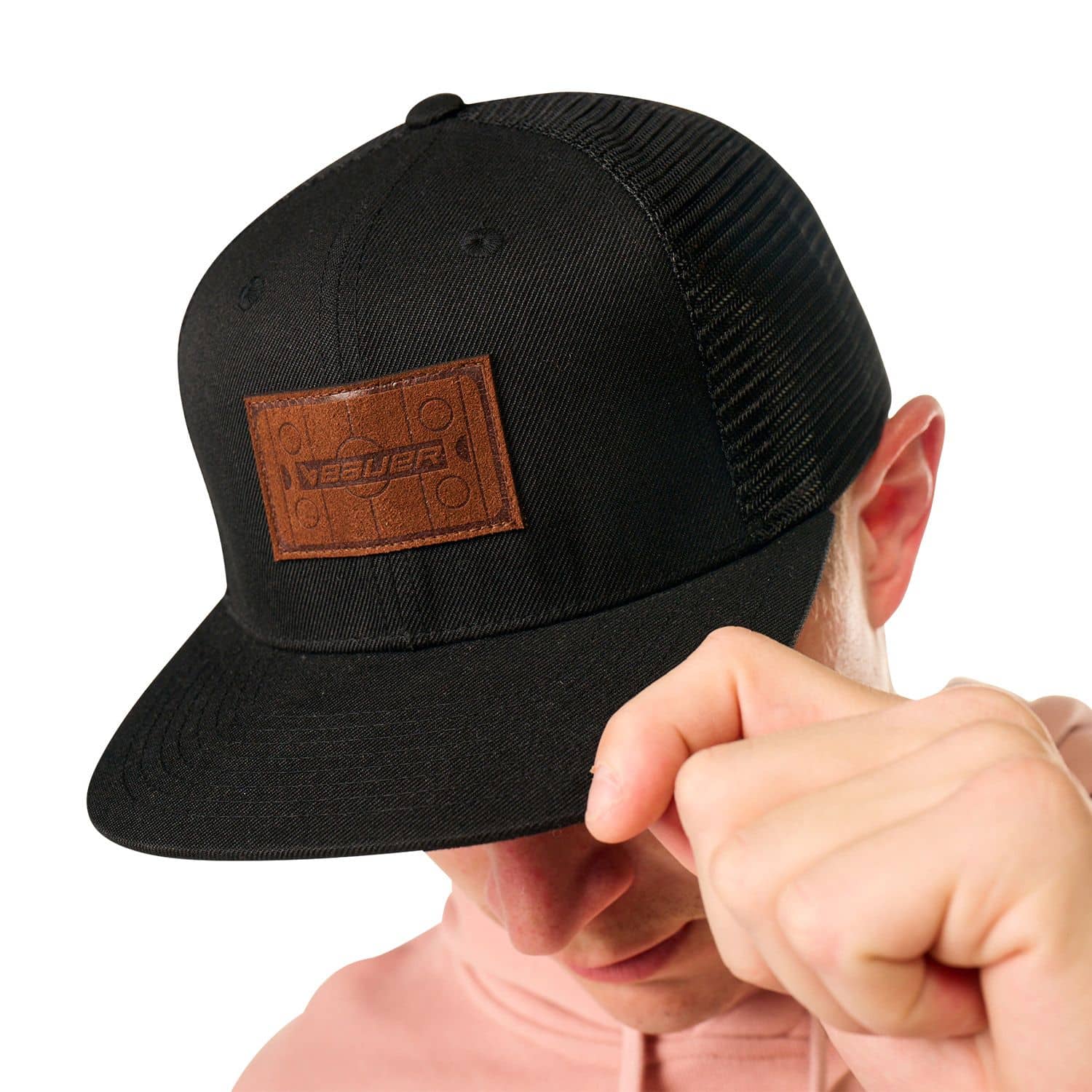 Lifestyle Bauer Leather Patch Snapback SR