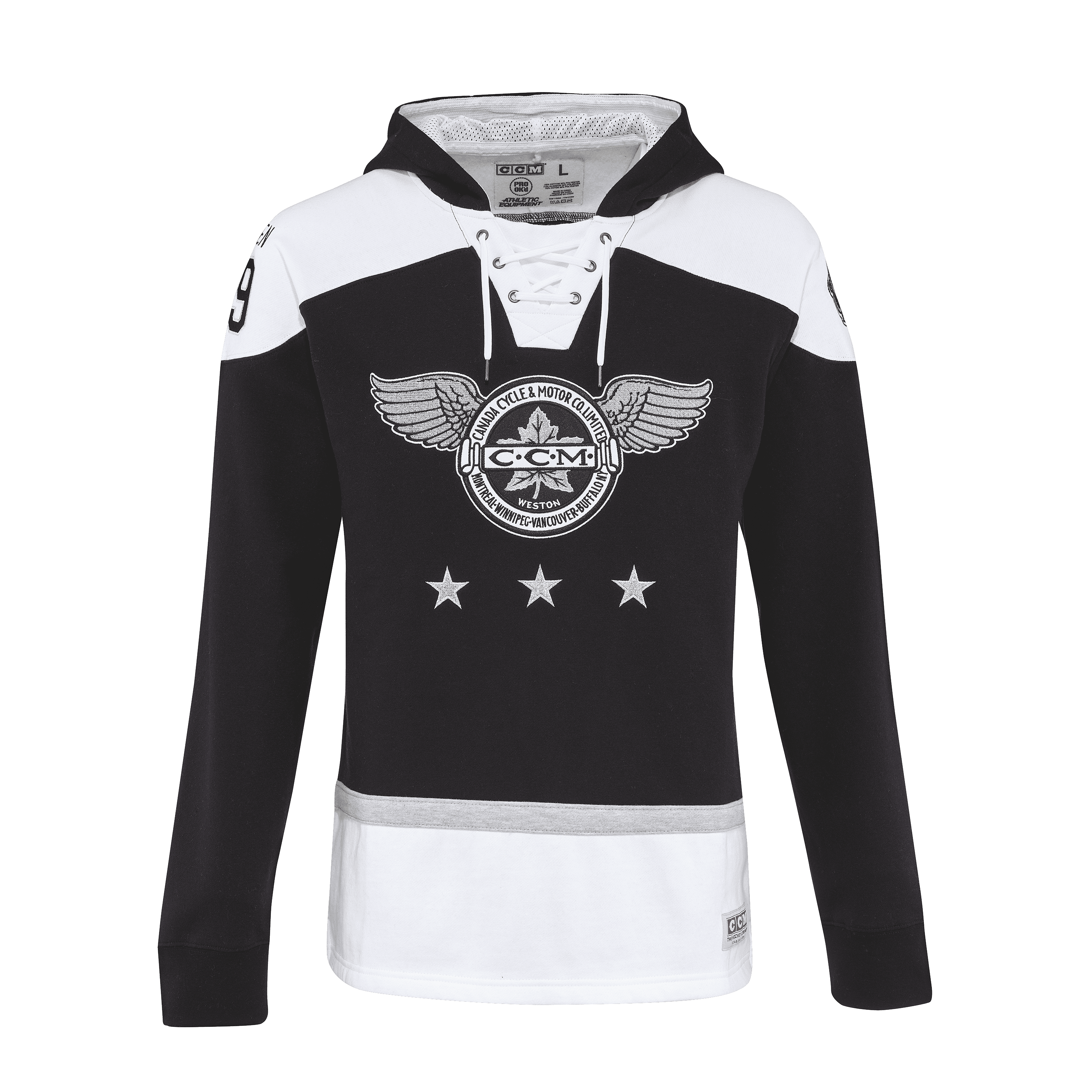 Lifestyle CCM Monochrome Emblem Jersey Hood SR 