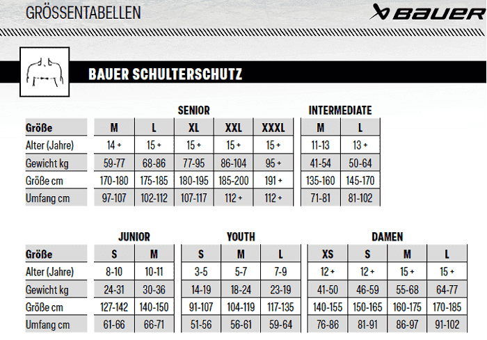 Schulterschutz Bauer Supreme M3 INT 