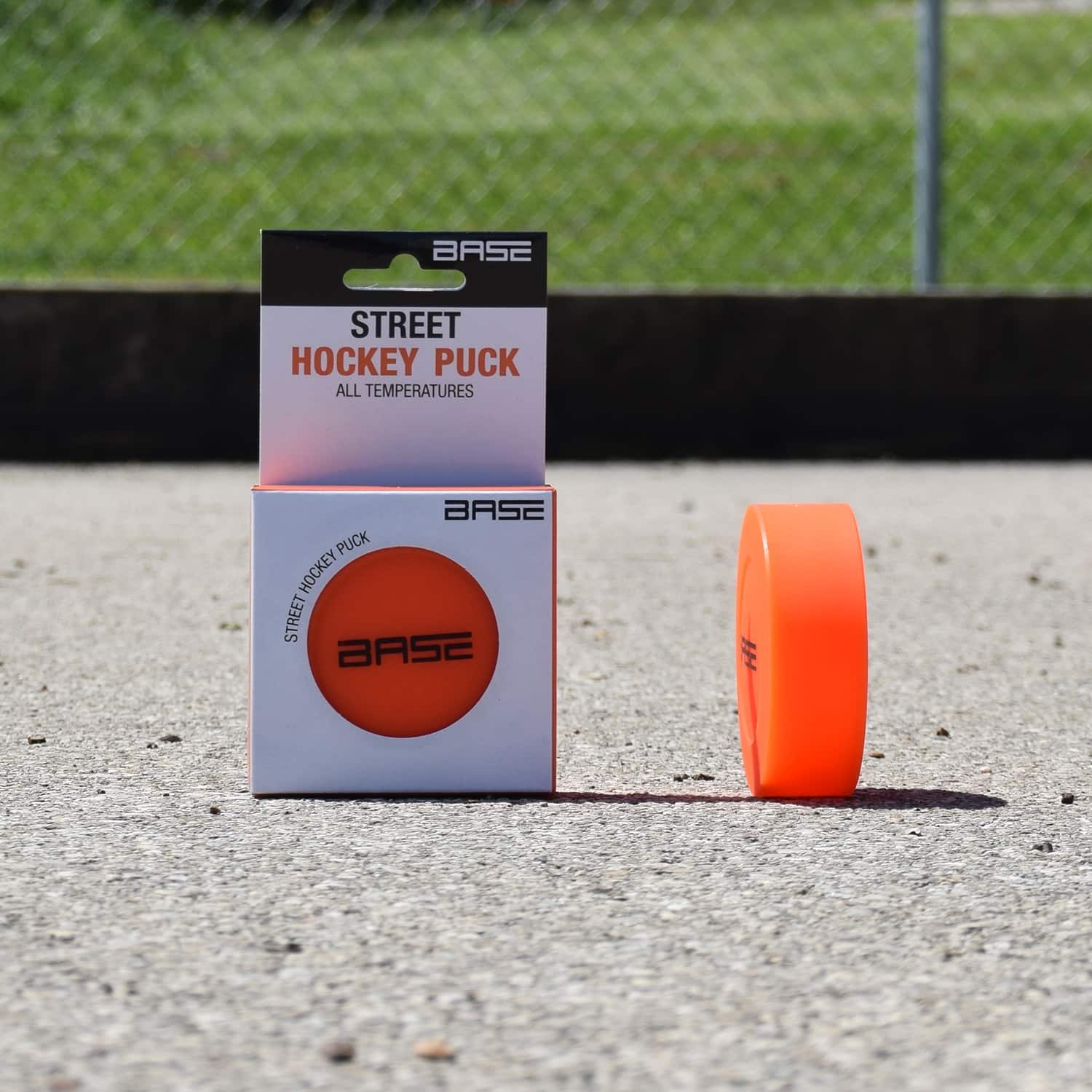 RH Puck Base Streethockey Soft orange 