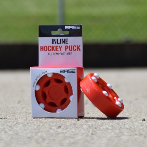 Rollerhockey Puck Base Pro rot