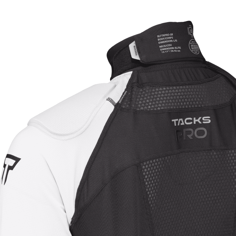 Unterwäsche CCM Tacks PRO Neck Guard LS Shirt SR