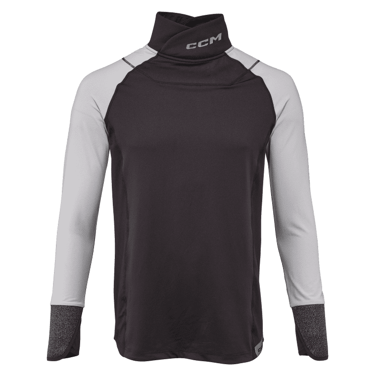 Unterwäsche CCM Tacks Neck Guard LS Shirt YT