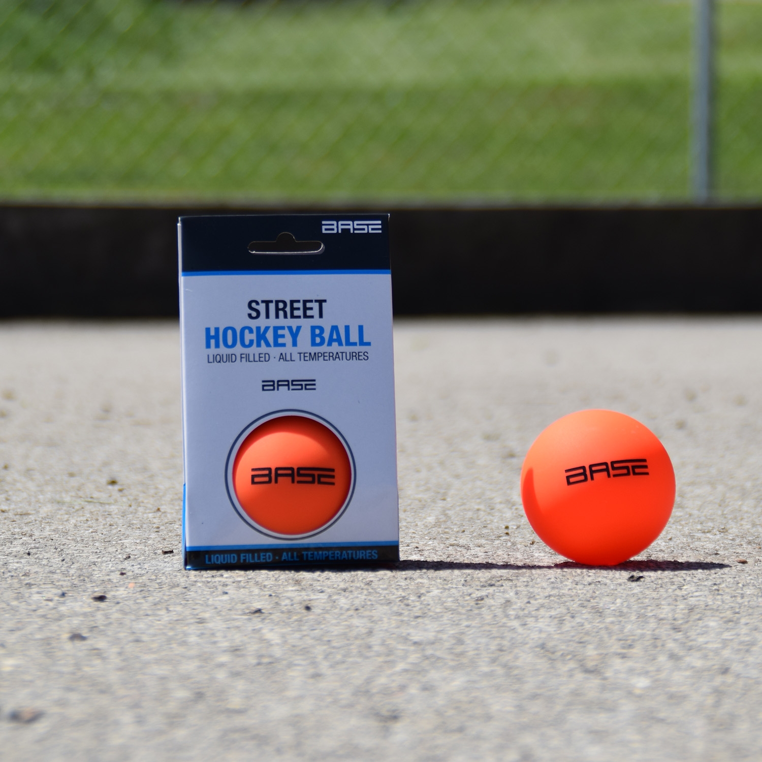 RH Ball Base Streethockey Liquid Filled Orange