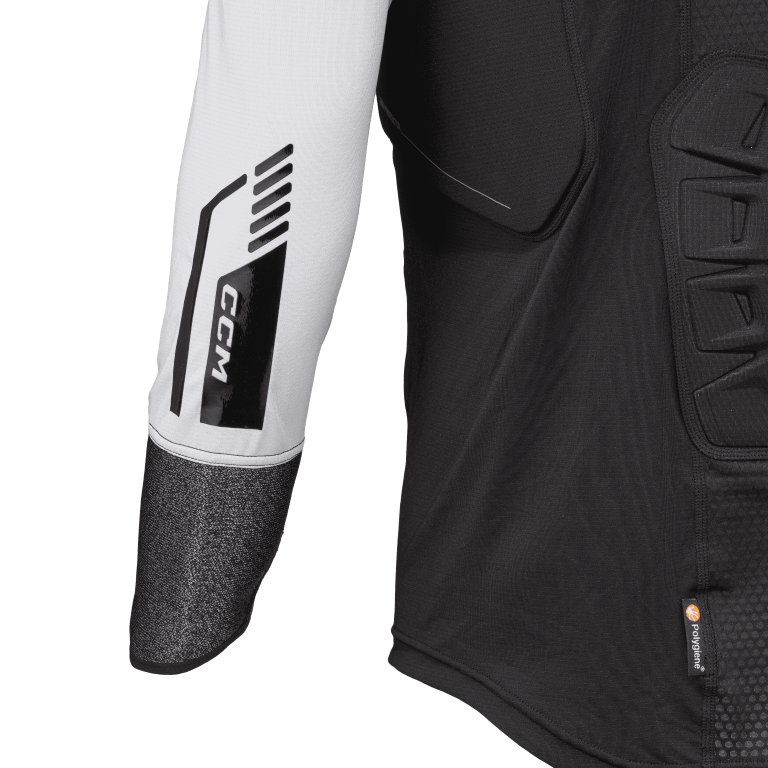 Unterwäsche CCM Tacks PRO Neck Guard LS Shirt SR