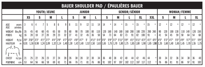 Schulterschutz Bauer Supreme 3S PRO INT