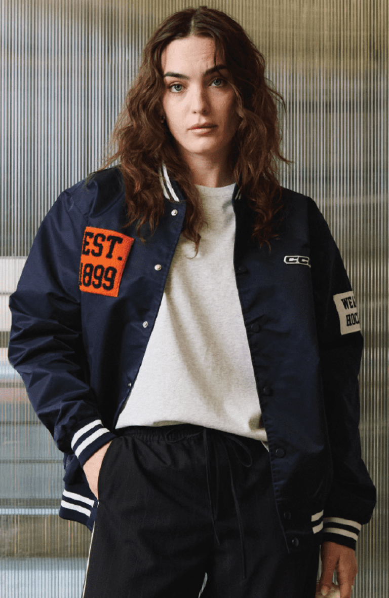 Lifestyle CCM Stripe Varsity Jacket SS1 SR